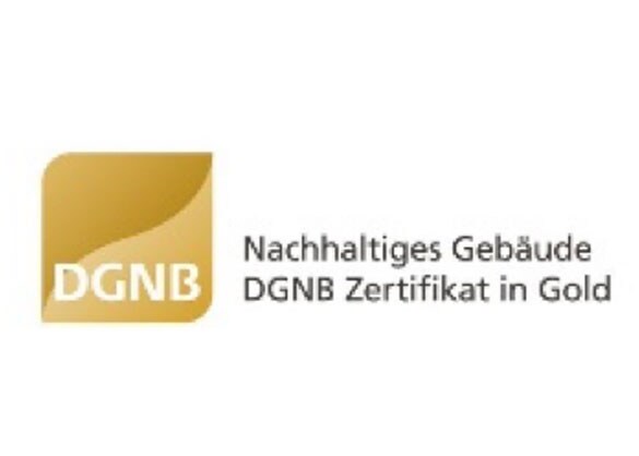 Nachhaltiges Gebaude DGNB Zertifikat in Gold