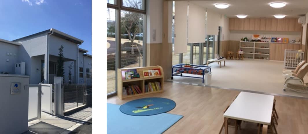 Olympus Kids Garden, an in-house childcare center at the Hachioji business site