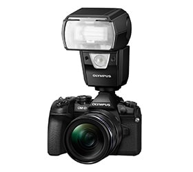 FL-900R, electronic flash with a guide number of 58 & the 10 fps 